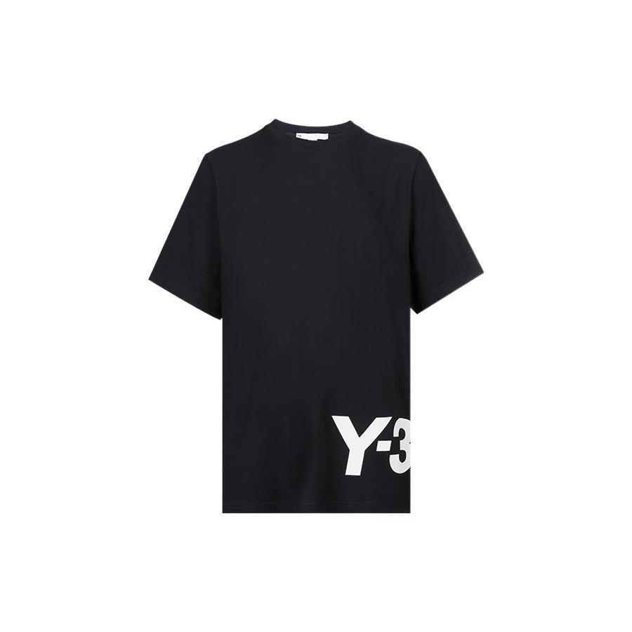 Y-3 Футболки мужские черные с круглым вырезом умеренного прямого кроя HG6093