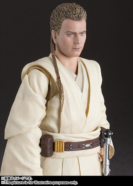 TAMASHII NATIONS STAR The Phantom Menace Kenobi 155mm Painted Movable Figure S.H.Figuarts WARS Obi-Wan (Episode I) (Resale Version) Approx. PVC&ABS