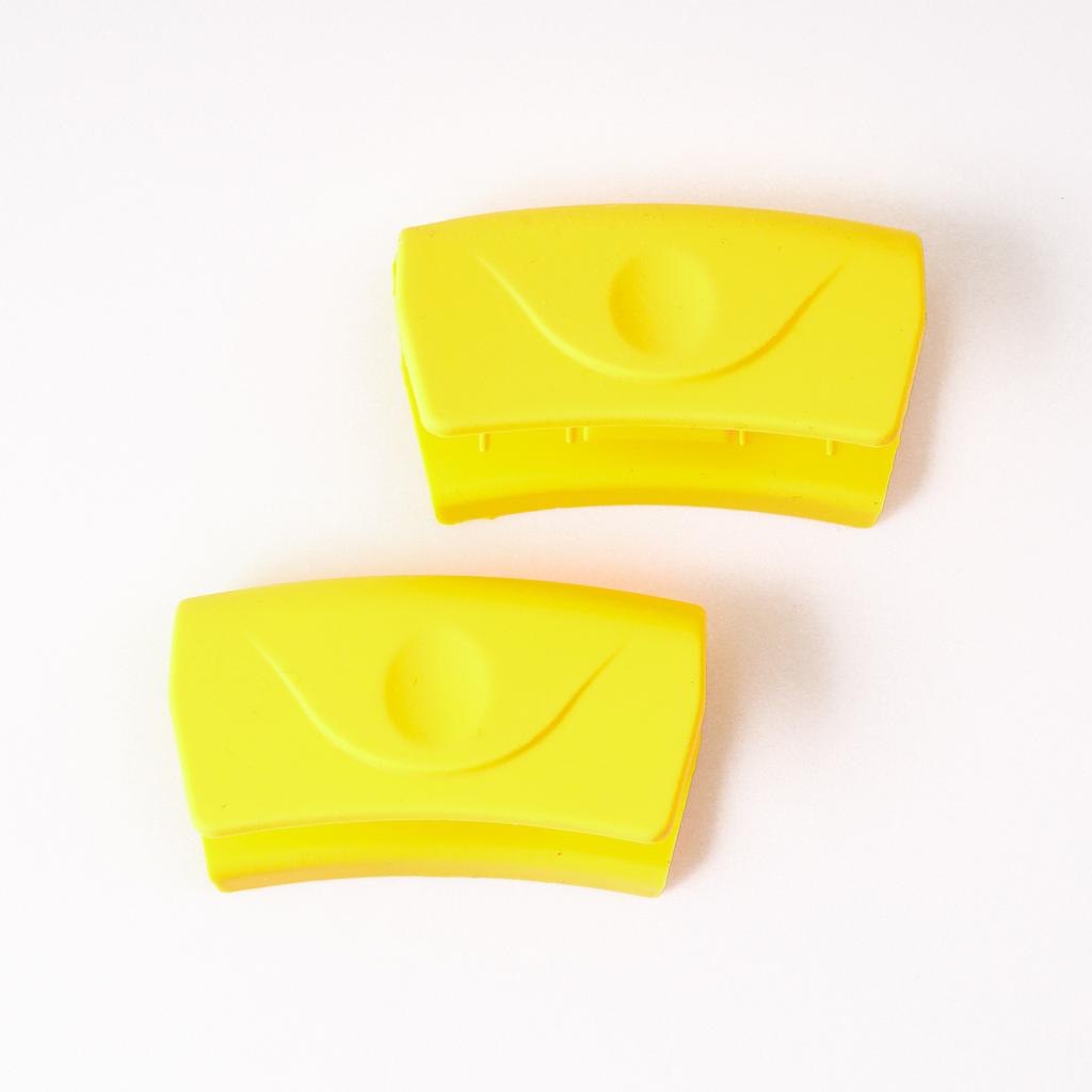 1 пара силиконовых зажимов для ушей, креативный зажим, чугунная ручка для микроволновой печи, изоляционный зажим для рук, набор ушей для горшка