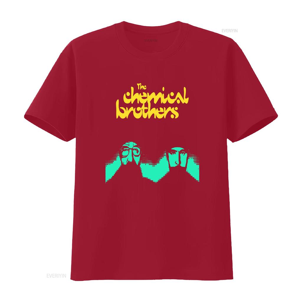Футболка The Chemical Brothers Ретро Дизайн Высококачественная Печать Идеально для Фанатов винтажный Стиранный Универсальная Графическая Немного