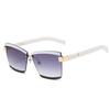 Rimless Luxury Sunglasses Square Women Inspired Multi Tinted Fashion Shades UV400 Vintage Glasses