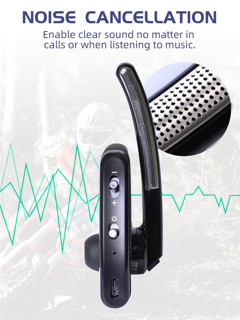Headset PTT Wireless Bluetooth Earphone for Baofeng Walkie Talkie Two Way Radio K Port Wireless Headphone