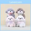 Puppy Bib Bear Doll Cartoon Plush Stuffed Toy Bag Hanging Toys Decorations