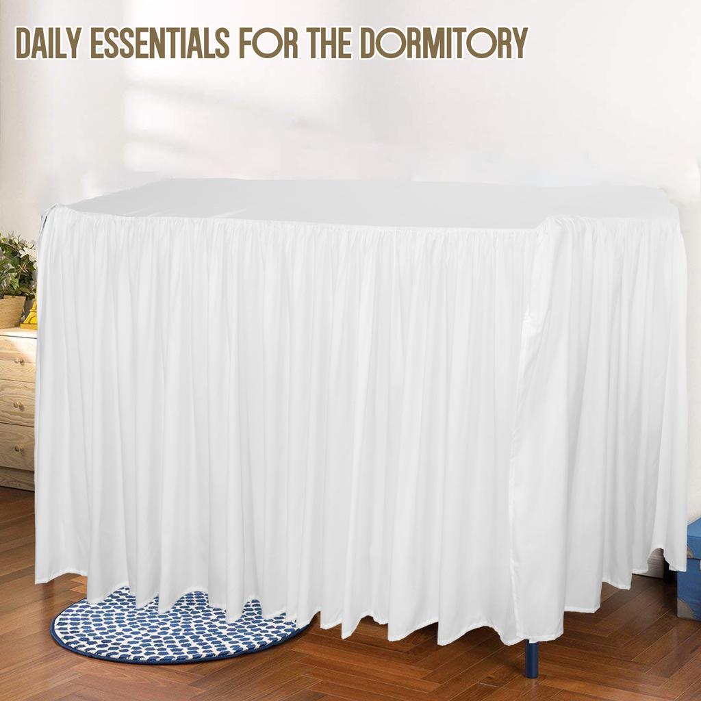 Волокно Юбка для кровати Общежитие Юбка для кровати с разрезанными углами Удобное Евро Постельное белье Покрывало Чехол Функциональные Постельные принадлежности