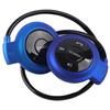 Bluetooth Noise Cancelling Sports Earphones with Mic for iOS and Android Blue