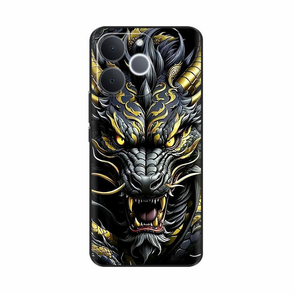 Чехол для телефона Realme Note 70 70T 4G Модный чехол с динозавром Высококачественный чехол-обложка для Realme Narzo 80 Lite Полная защита Funda