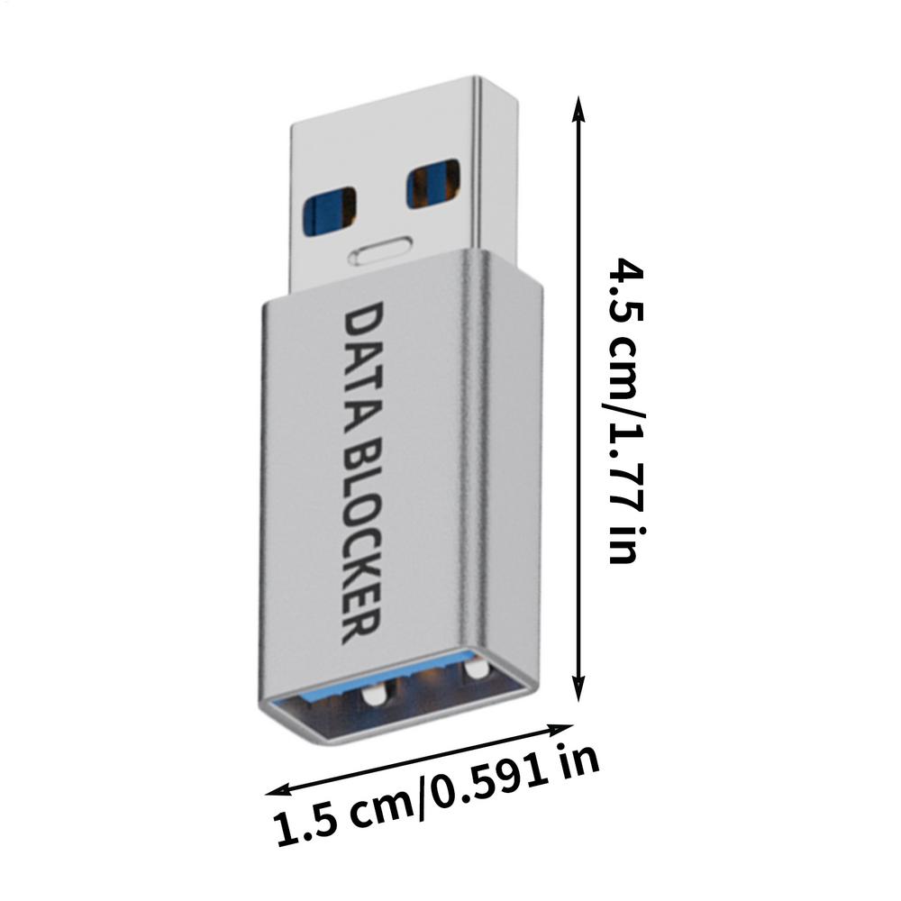 USB-блокиратор данных, адаптер безопасности, защита от «juice jacking», Type-C, защитный чехол для ноутбука, мобильного телефона, ПК, безопасность зарядки