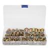 150pcs M3M4M5M6M8M10M12 Carbon Steel Flat Head Threaded Blind Rivet Nut Insert Rivnut