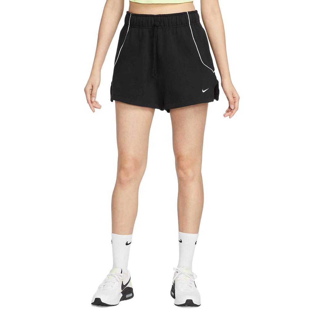 Nike Спортивная одежда SS24 Мягкие, приятные для кожи, дышащие, влагоотводящие повседневные шорты Женские шорты Черные FN2298-010