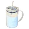 with Lid and Straw Glass Tumbler 1000ml Drinking Glass Drinkware Glass Water Cup  Beer