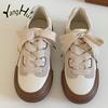 2024 New Women's Vulcanize Shoes Retro Korean Style All-match Platform Casual Comfortable Sneakers Fashion Spring Autumn