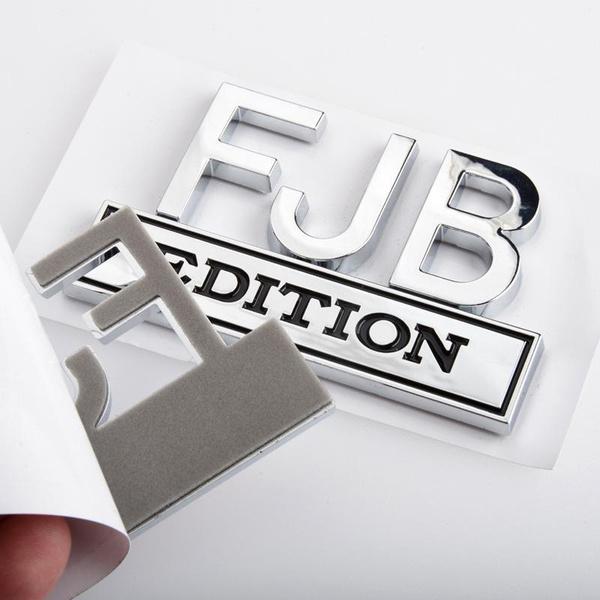 Автомобильная наклейка 3D металлическая эмблема FJB EDITION, значок, наклейки, автомобильный Стайлинг