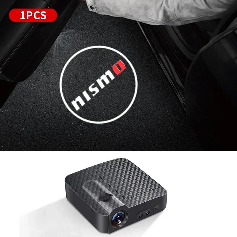 Led Car Door Welcome Laser Projector Logo Night Lights Courtesy Lamp For Nismo Nissan Qashqai Juke X-Trail Patrol Navara Tiid