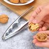 Nutcracker Effortlessly Crack Nuts Ergonomic Handle Rust-proof Gear Clip Buckle Anti-slip Stainless Steel Walnut Cracker Tool