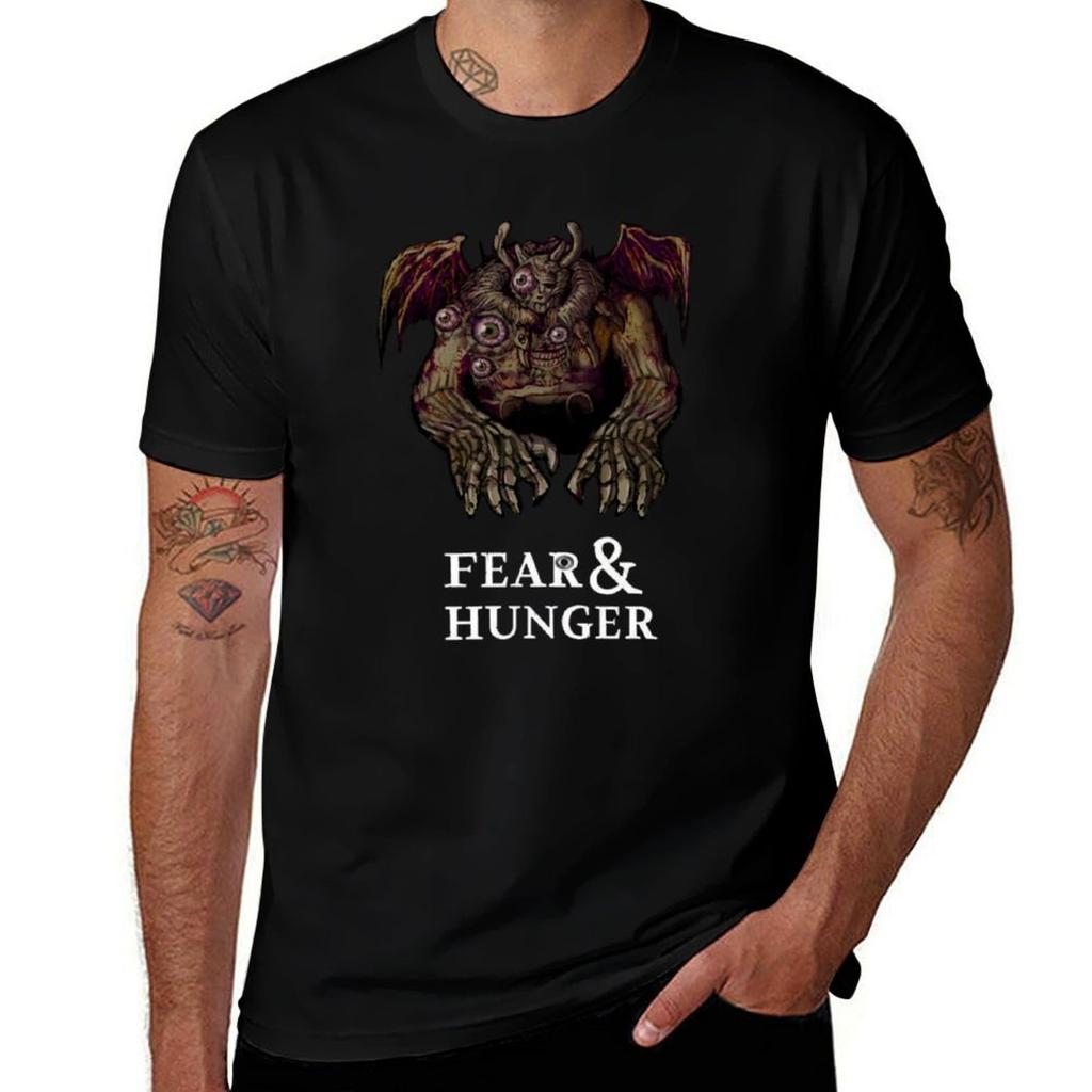 Футболка Fear And Hunger Базовая однотонная футболка