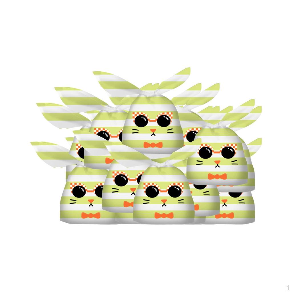 50 штук пасхальных мешочков для упаковки печенья в подарок, милое угощение