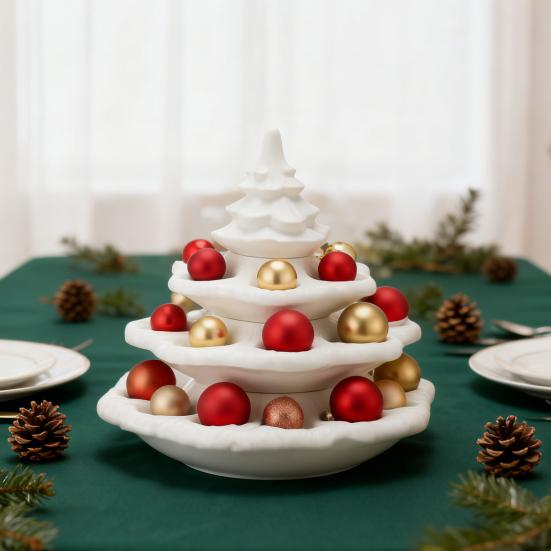 Дерево из фаршированных яиц, декоративное блюдо для фаршированных яиц, зеленая смола, форма рождественской елки, многоразовый праздничный держатель для яиц для фаршированных яиц, праздничное украшение стола