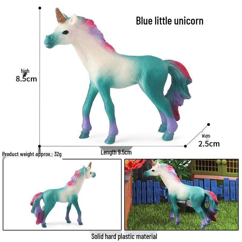 European Pegasus & Unicorn Figurine - Mythical Magic Creature Model