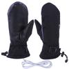 Warm Heated Gloves USB Charging Electric Heated Gloves Waterproof 3 Gear Temperature for Climbing Hiking Cycling