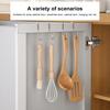 Крючок для хранения Прочная конструкция Нержавеющая сталь Устойчивый к ржавчине Одежда Шляпы Простое хранение Двойные крючки для дома