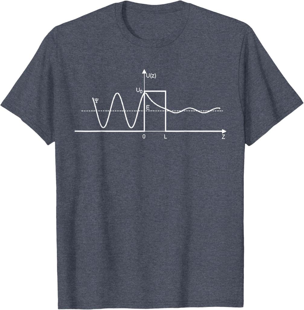 Quantum Tunneling Effect Cool Quantum Physics Result Tshirt Cotton Casual Graphic T Shirts Vintage Clothes Tops
