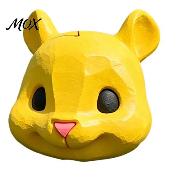 Quirky Gift for Gardeners Squirrel Head Feeder, Funny Mask Hanging Novelty Animal Feeder Garden Face Design, Wildlife Outdoor Backyard Decor