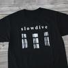 Футболка классическая унисекс Slowdive Band Черная S-5XL TU059