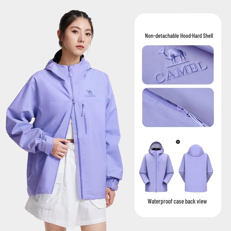 CAMEL Armor Series Lightweight Unisex Waterproof Hardshell Jacket