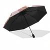 Дорожный зонт с тематикой капибары - 8 ребер, автоматическое открытие и закрытие, портативная складная конструкция, компактный и стильный зонт, подходит для улицы
