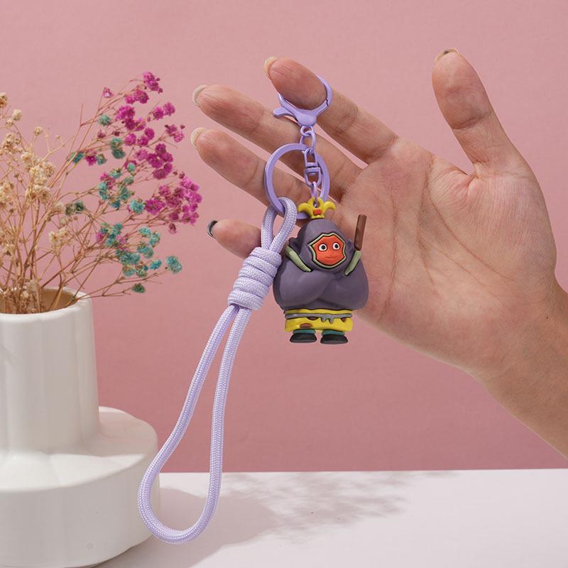 Брелок-подвеска Аниме Йокай: Мультяшная кукла-бродяга из горы, аксессуар и брелок для сумки