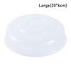 1Pcs Reusable Vented Microwave Splatter Cover Lid Food Fresh Keeping Plastic Universal Covering for Kitchen Bowls Cake Dish