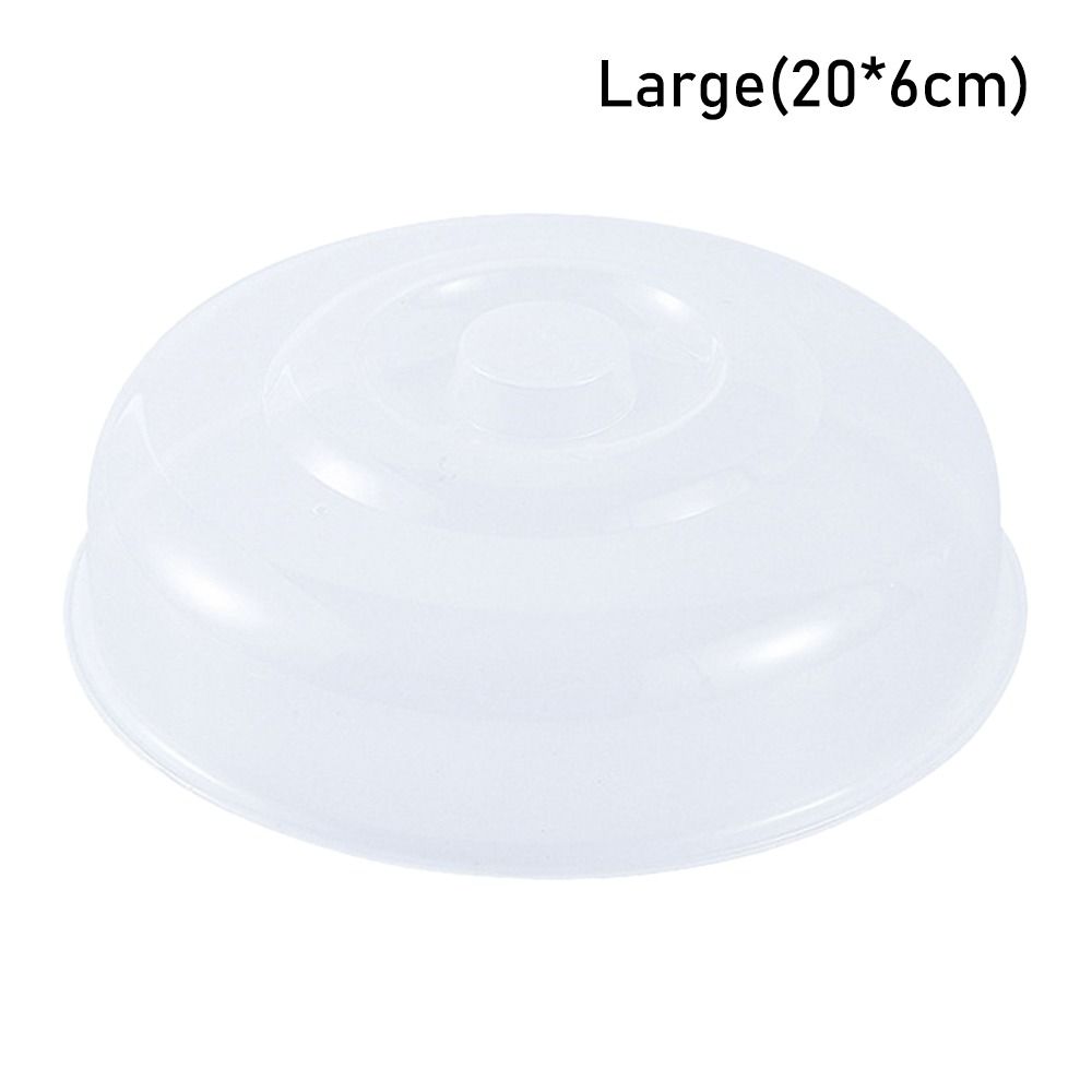 1Pcs Reusable Vented Microwave Splatter Cover Lid Food Fresh Keeping Plastic Universal Covering for Kitchen Bowls Cake Dish