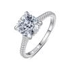 Tancise Classic стерлингового серебра 925 пробы кольцо с цирконом женские ювелирные изделия свадебное обещание вечерние подарок