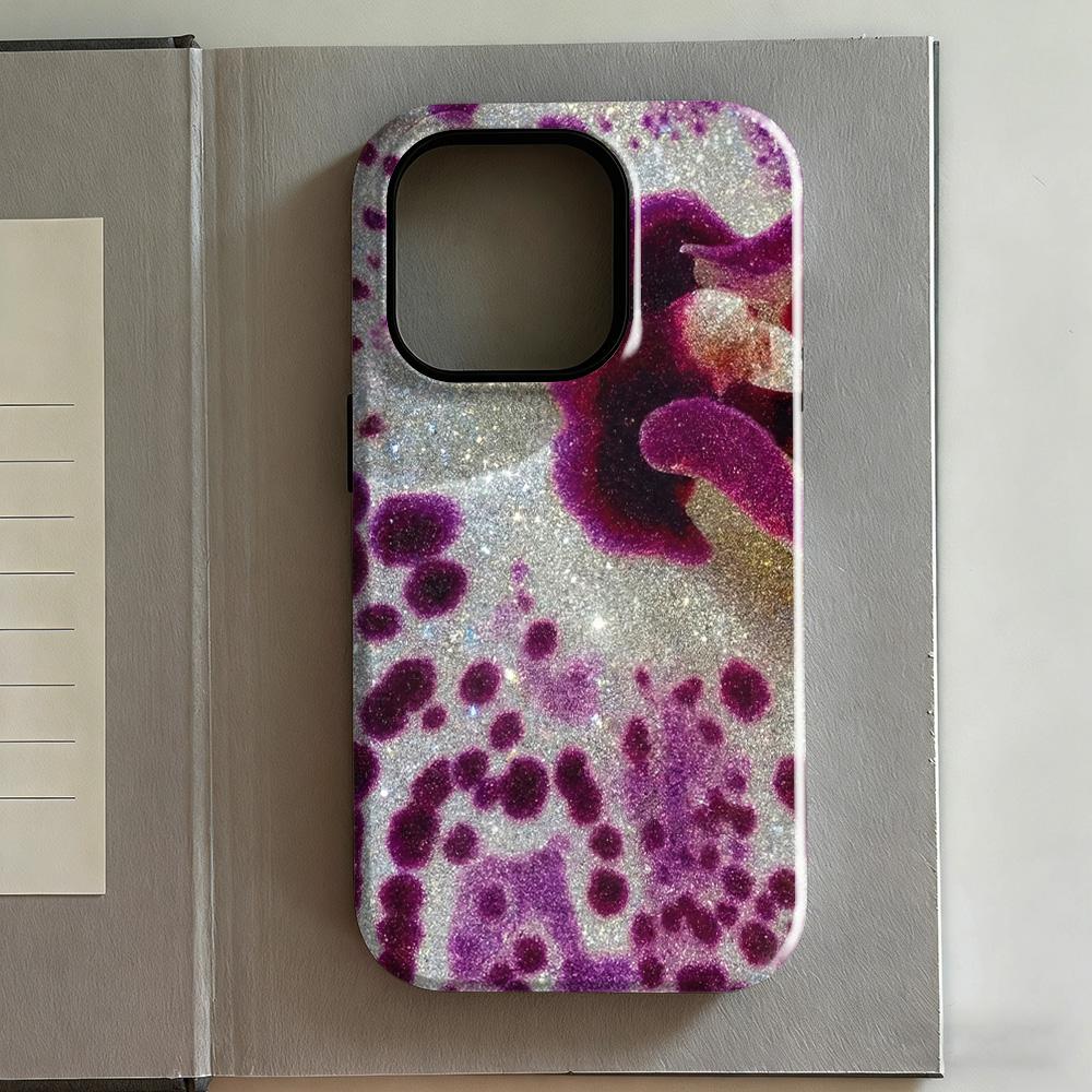 Чехол Clmj Lush Bloom для iPhone 17 17e 16e 16 15 14 13 12 11 X XS XR XSMAX 7 8 Air Pro Max Plus Двухслойная задняя крышка