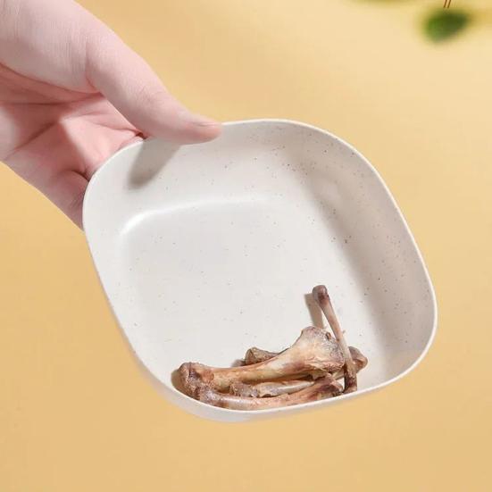 10шт. Тарелка для плевка костей с подставкой, пластиковый поднос для закусок и конфет