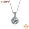 Tancision S925 стерлингового серебра Муассанит Роскошное индивидуальное ожерелье с подвеской женское классическое ожерелье прилив вечерние подарок
