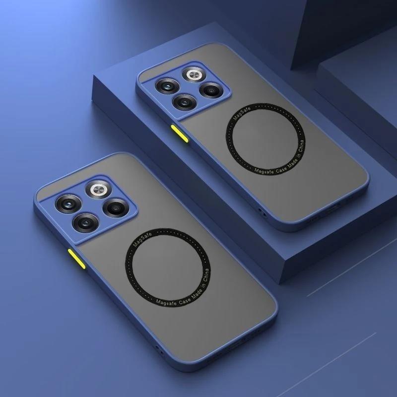 Для Magsafe Роскошный силиконовый чехол для телефона для Oneplus 12 11 9 R RT 8 7 10 10T Pro Магнитная крышка для беспроводной зарядки