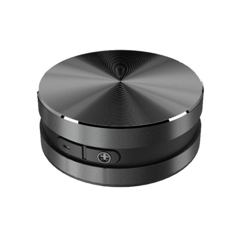 Беспроводная Bluetooth-совместимая колонка Металлическая мини-колонка костной проводимости Портативный стереофонический проигрыватель для дома, автомобиля