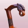 Noble Eagle Head Walking Cane  Elegant Wooden Walking Stick for Men  Women