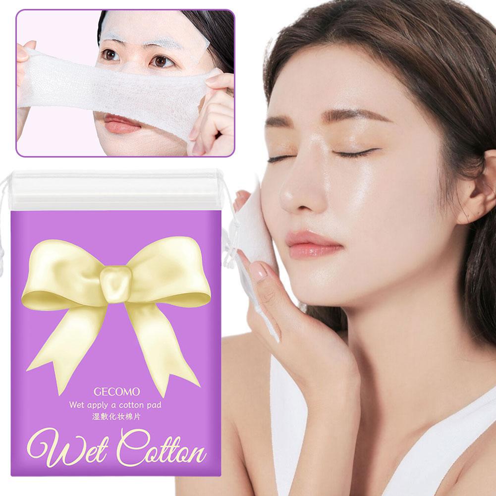 200 Pieces Stretchable Cotton Pad Elastic Disposable Makeup Cleaning Cotton Pad Makeup Moisturi U5W6
