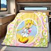 Japanese anime cute cartoon theme Sailor Moon Tsukino Usagi blanket suitable for home beds, sofa covers, office nap, outdoor warm blankets O3