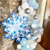 107 шт. комплект для гирлянды из воздушных шаров «Холодное сердце», воздушные шары «Снежинки», разноцветные украшения в виде снежинок, рождественская вечеринка, праздничная вечеринка