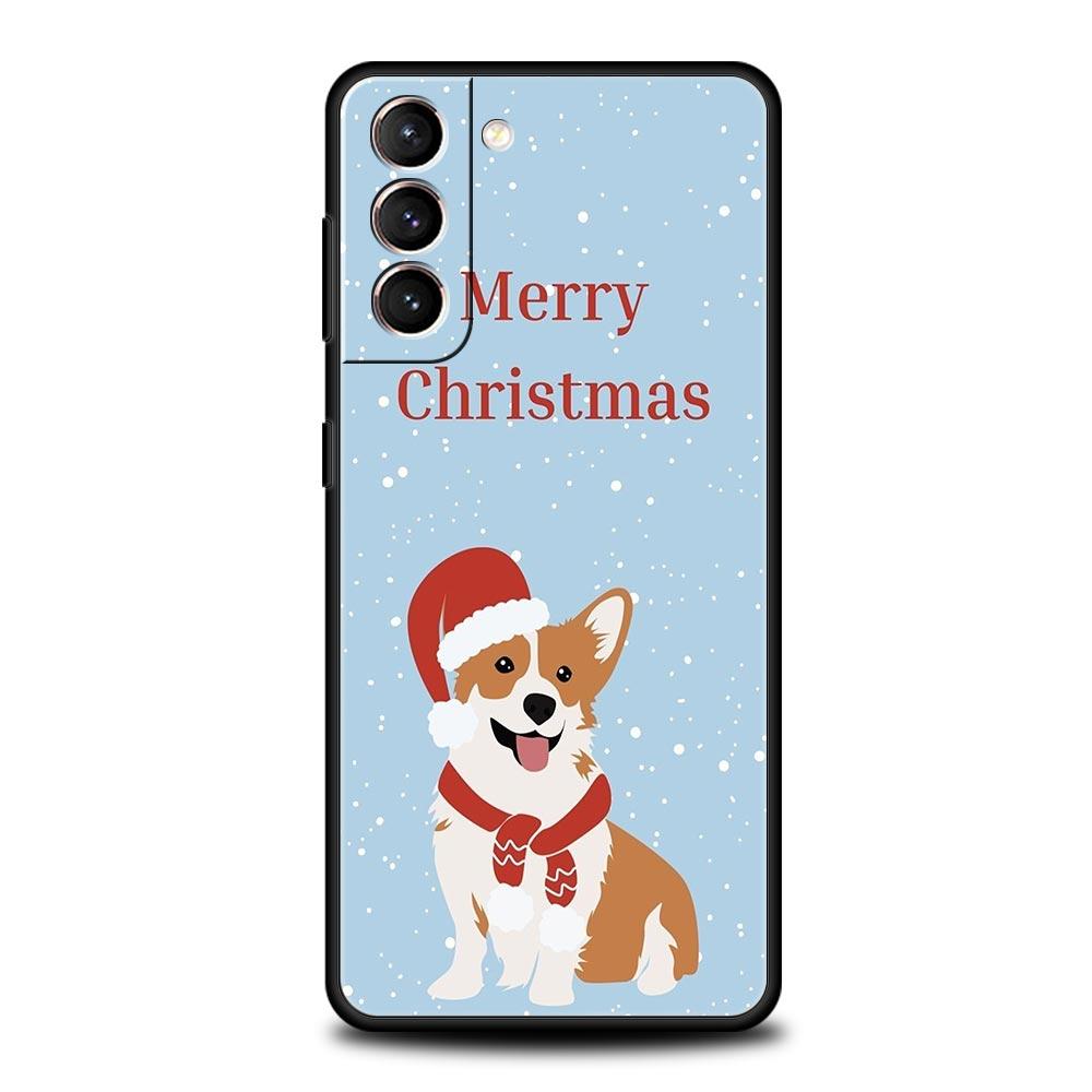 Милый Чехол для Телефона с Собакой Корги для Samsung Galaxy S26 S25 S24 S23 S22 S20 S21 FE Ultra S25 Edge Plus 5G Мягкий ТПУ Чехол Fundas Capas