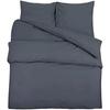 Duvet Cover Set - Day and Night - Lightweight Microfiber - Anthracite - 260 X 220 Cm - Optimal Comfort