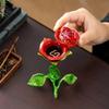Handcrafted Metal Rose Burner Sturdy Aromatherapy Burner Rose Ornament Incense Holder  Dining Room