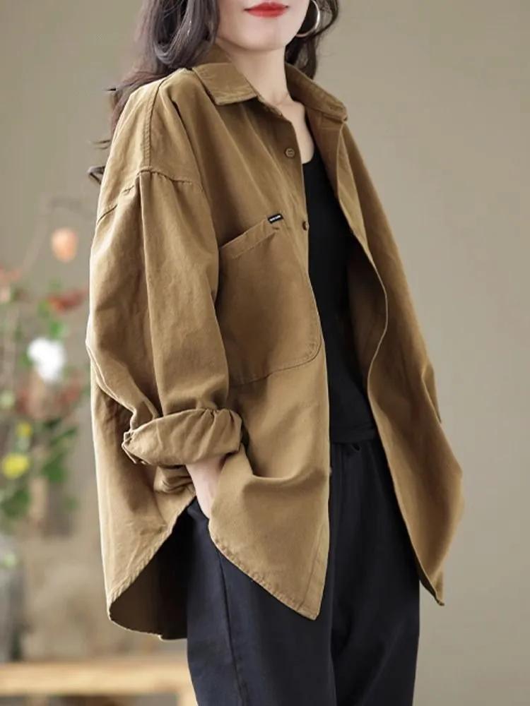 Весна 2025 Женский модный кардиган средней длины с длинным рукавом