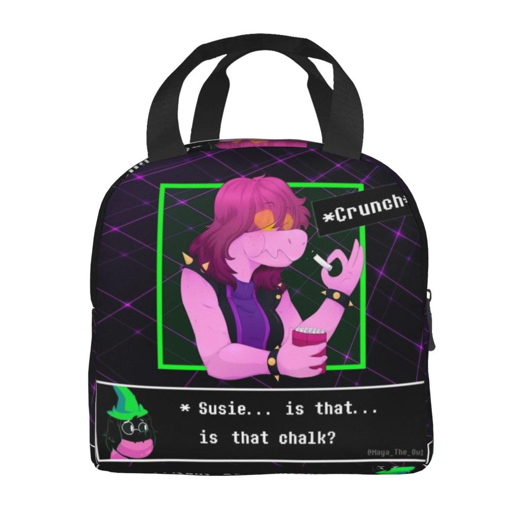 Deltarune Глава 3 Видеоигры Мерч Термосумка для обеда для путешествий Хранение Контейнеры для еды Многоразовый охладитель Термоланчбокс