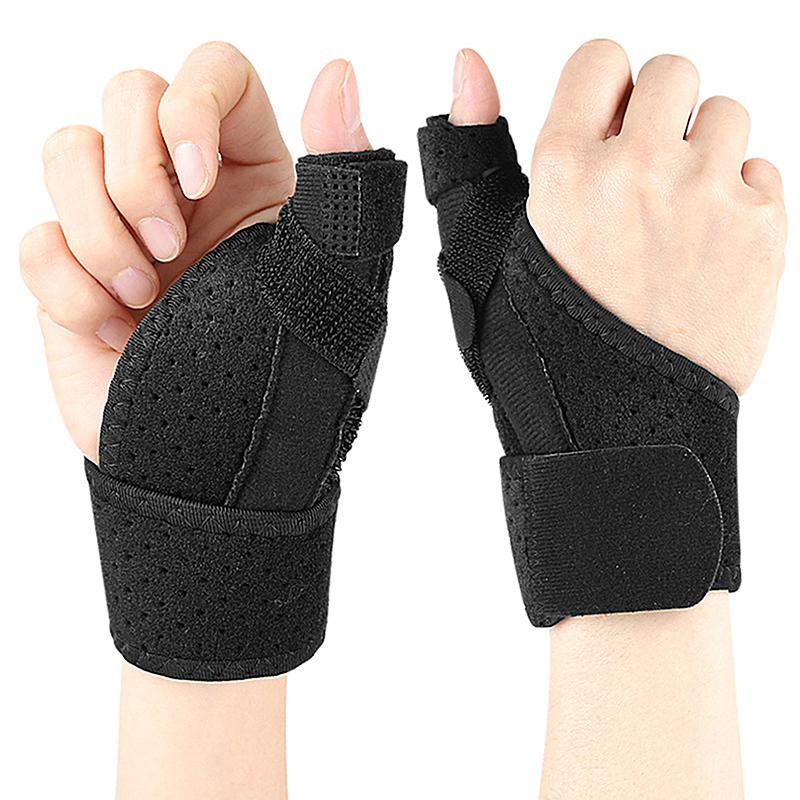 Gloves Elastic Adjustable Tendon Sheath Wrist Guards Breathable Support Portable High Quality Thumb Gloves Unisex