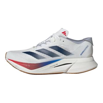 Adizero Boston 12 белые темно-синие чисто рубиновые мужские кроссовки Core-White JI4476