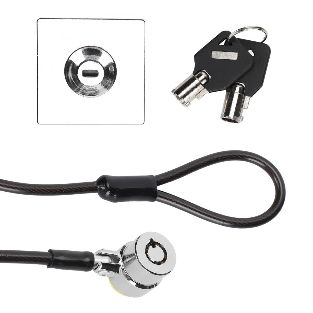 Блокировка ноутбука AntiTheft Оцинкованный защитный кабель для защиты компьютера от кражи с замком-основанием для